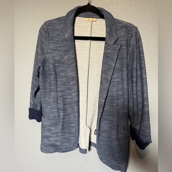 Skies Are Blue Jackets & Blazers - Skies Are Blue - Blue Blazer Jacket